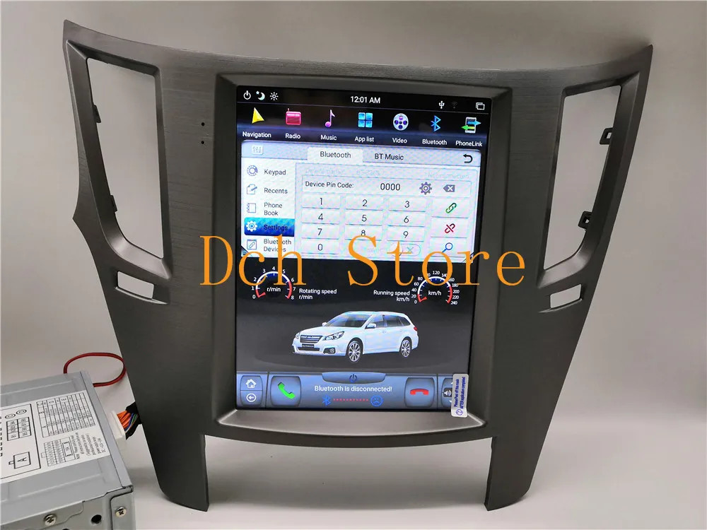 10,4 ''вертикальный Тесла Стиль Android 8,1 автомобиля DVD gps навигации для Subaru Legacy Outback 2010 2011 2012 2013 PX6 ips