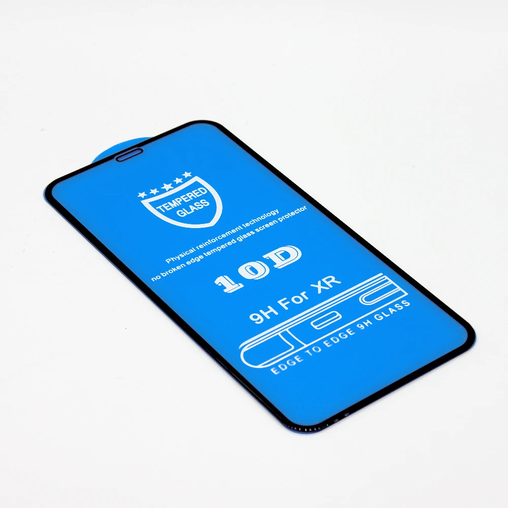 10D полное покрытие Защитное стекло для iPhone 7 8 6 Plus X XR XS Max Защита экрана на