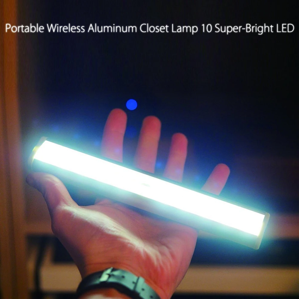 Холодный белый/теплый белый цвет беспроводная лампа с датчиком движения супер