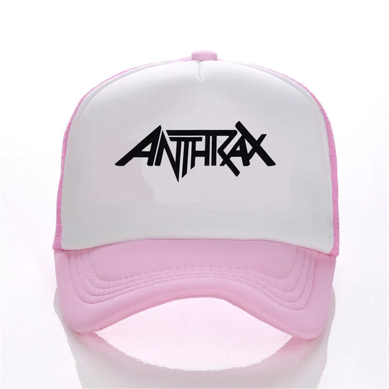 Anthrax полоса шаблон печати бейсбольная кепка для мужчин wo летняя трендовая Кепка