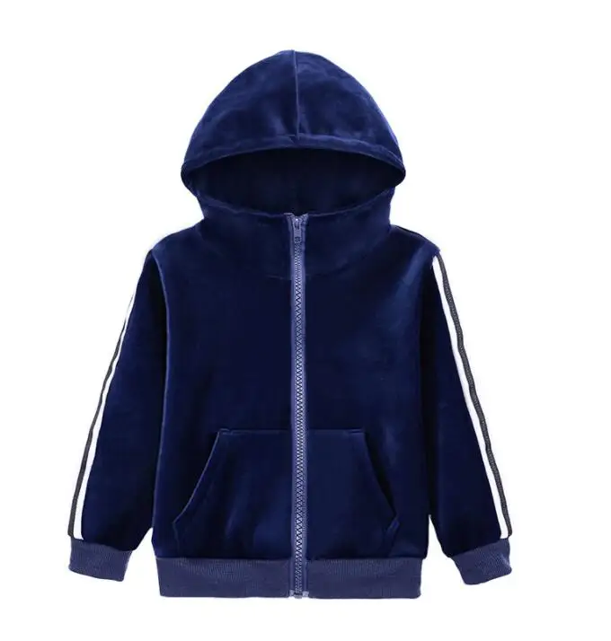 Комплект одежды для мальчиков осень-весна одежда золотой Бархатный комплект