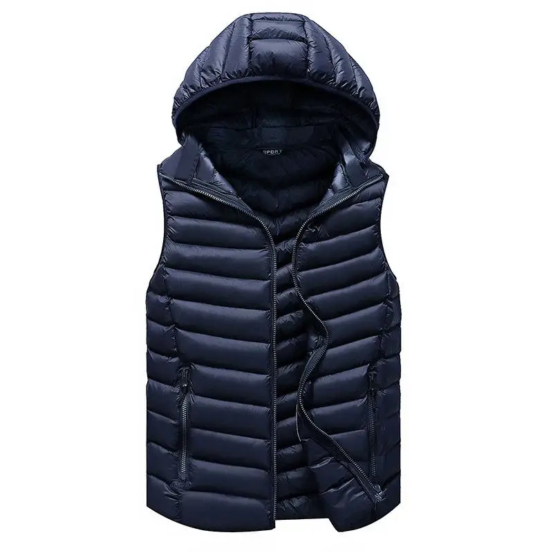Lusumily, женский, плюс размер, 4XL, с капюшоном, утолщенный, ультра, светильник, жилет, женский, более размера d, зима, весна, теплый, пуховик, парка, Женское пальто - Цвет: Blue