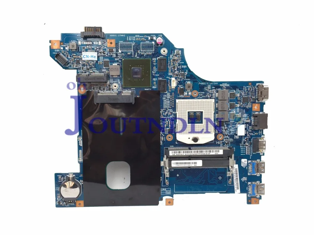 Материнская плата JOUTNDLN для ноутбука Lenovo IdeaPad G580 LG4858 MB 11252 1 488.4sg12. 011 HM76 PGA989 DDR3 W/ 610M