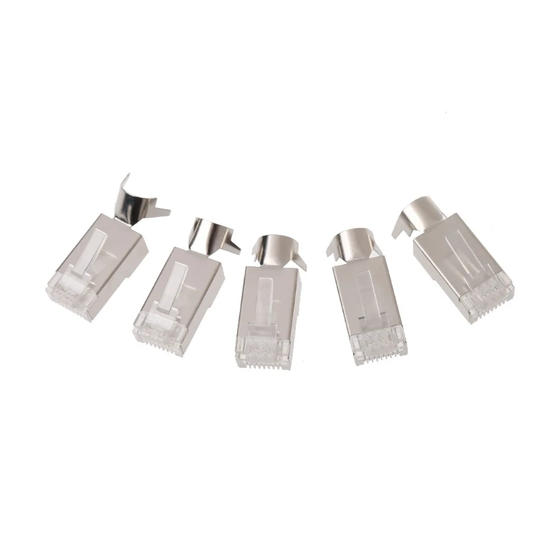 Сетевой кабель RJ45 8P8C CAT7 5 шт. модульные розетки экранированная версия AWG23 0 57 мм