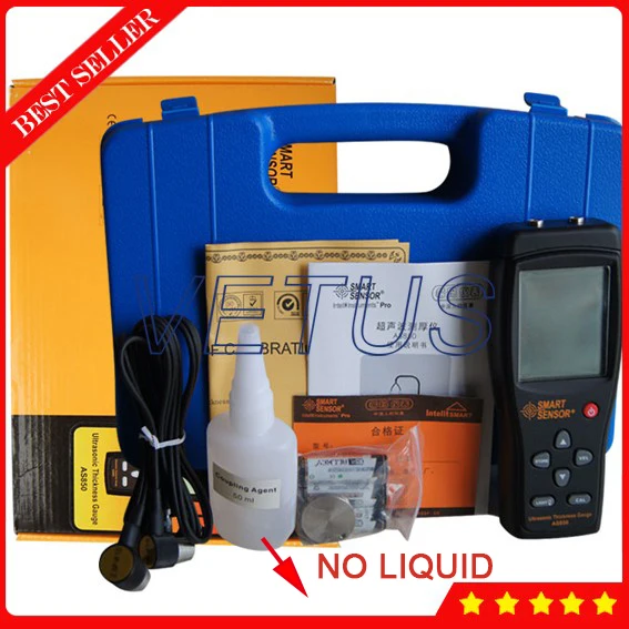 AS850 цифровой измеритель толщины бумаги с Портативный Ультразвуковой Толщиномеры