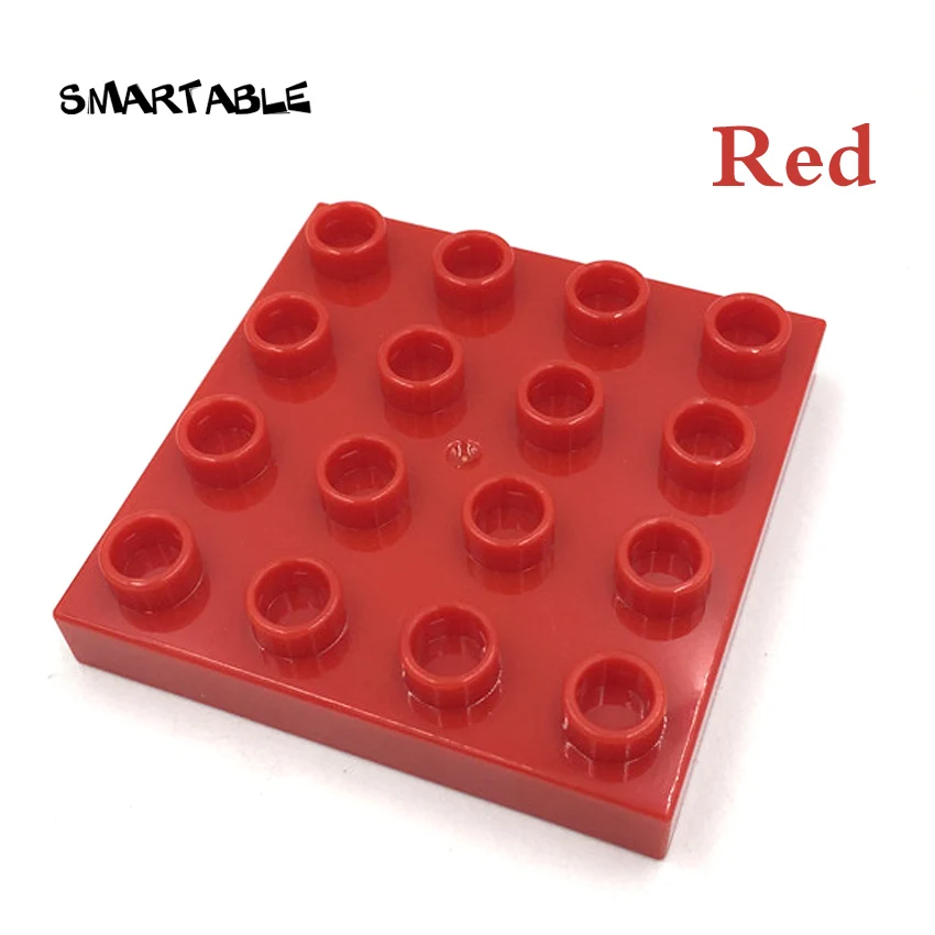 Smartable Новая Большая пластина 4x4 детали для конструктора совместимые с основными