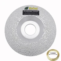shdiatool 1pc vacuum brazed diamond grinding cup wheel for all stone and construction material diamond cup on stone