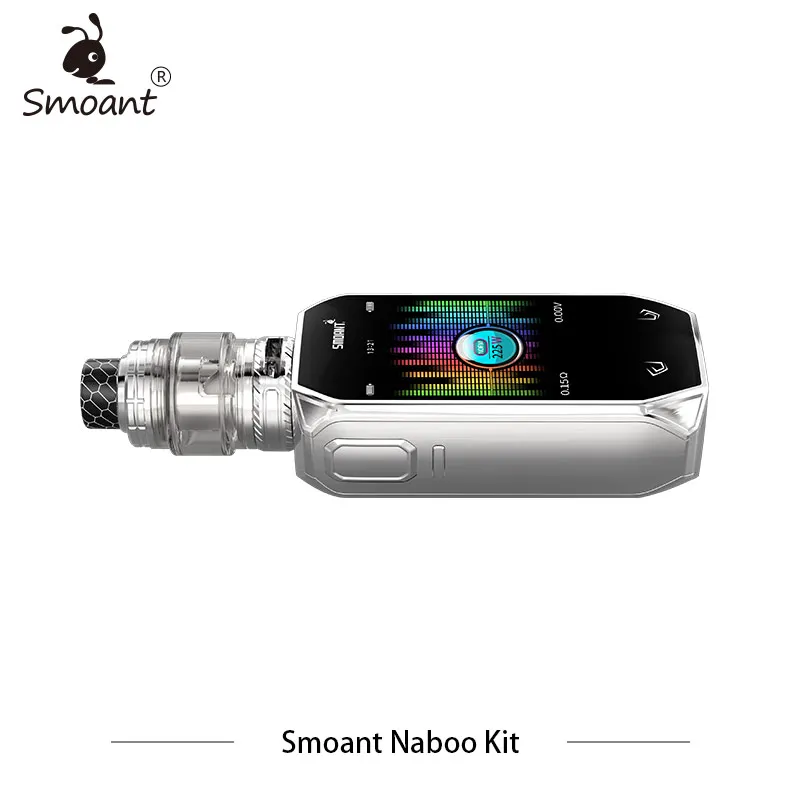 New Smoant Naboo Kit Dual battery 225w Box Mod with 4ml subohm Tank Mesh Coli Vape Music Mode Electronic Cigarettes | Электроника