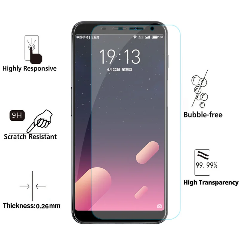 GonoRack (не полное) стекло для MEIZU M6s mblu S6 5 7 &quotЗащита экрана Meizu 9H 0 26 мм защитная