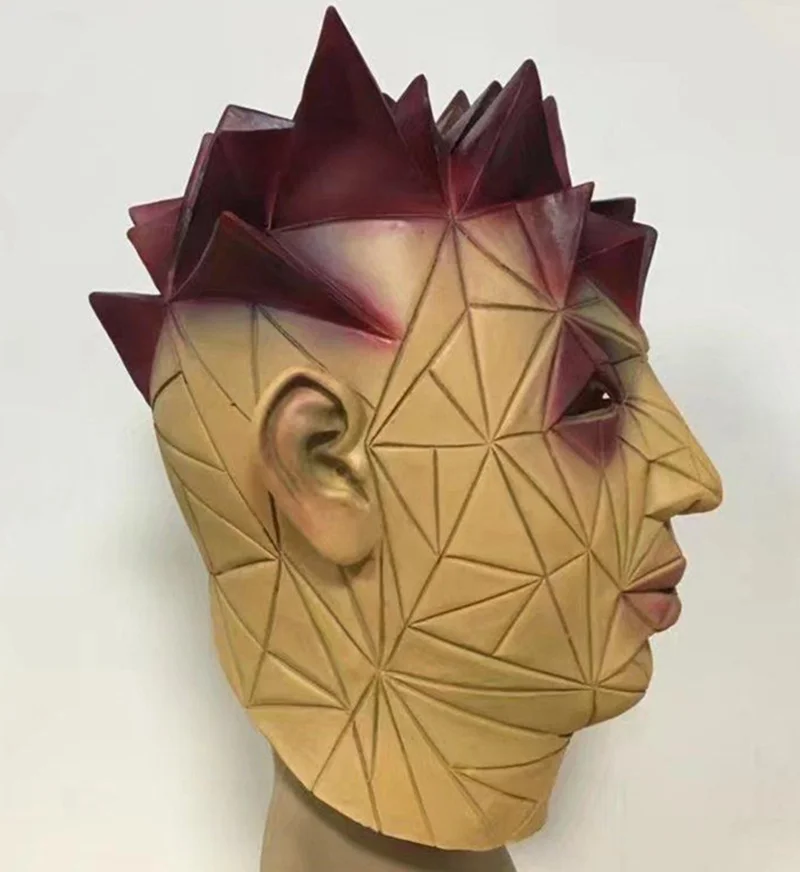 Красные волосы поздняя маска капот накладные Хэллоуин Вечерние Маски | Дом и сад