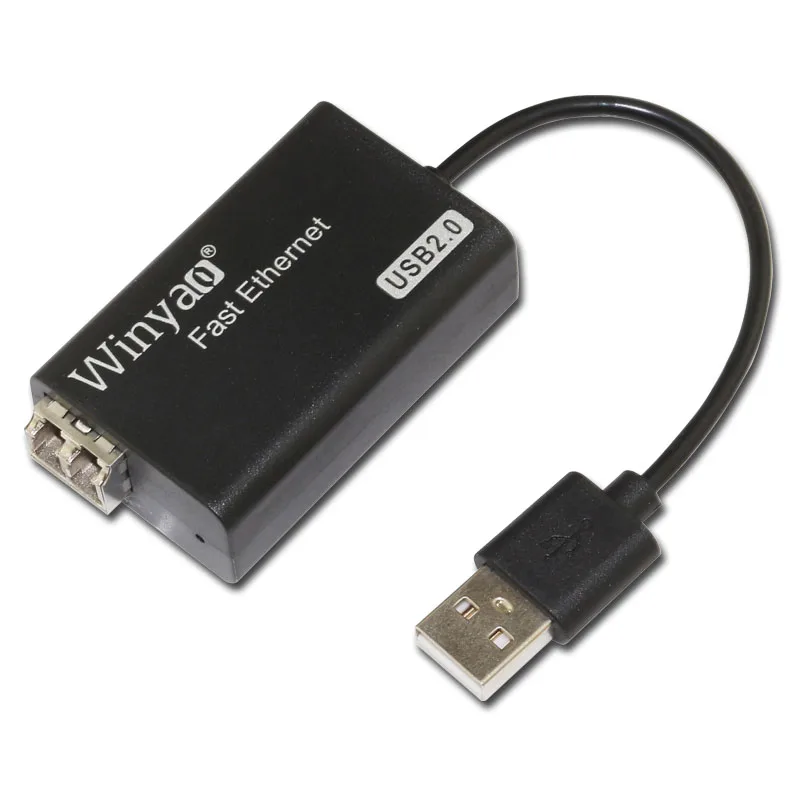 Winyao USB100FX USB2.0 To 100FX Настольный сетевой адаптер для Ethernet-AX88772 NIC ПК MacBook Air ноутбук |