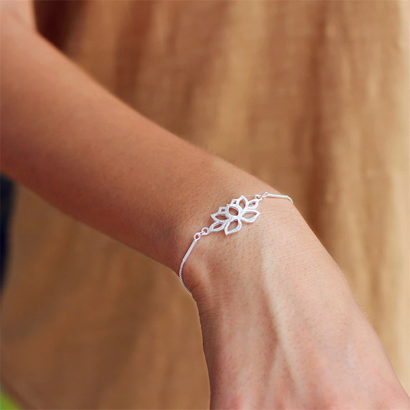 Lotus Fun Настоящее серебро 925 проба Ручной Работы Дизайнерские превосходные