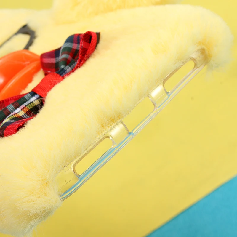 Сделай Сам мягкий пушистый утка красивый стиль защитный чехол для Xiaomi Redmi 5 Plus 5A 6