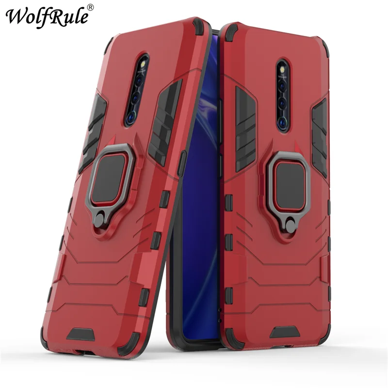 

Vivo X27 Pro Cases Cover TPU Hard PC Cover For Vivo X27 Pro Case Ring Holder Stand Magnetic Armor Vivo X27 Pro V1836A V1836T