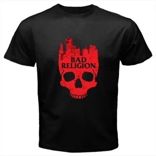 Плохой Религия череп мужские футболки футболка Размеры S M L XL 2XL 3XL | Мужская одежда