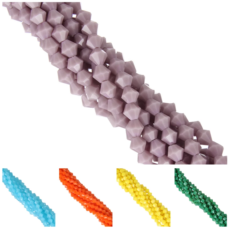 Распродажа 4 мм 110ps граненые хрустальные бусины конфетного цвета стеклянные