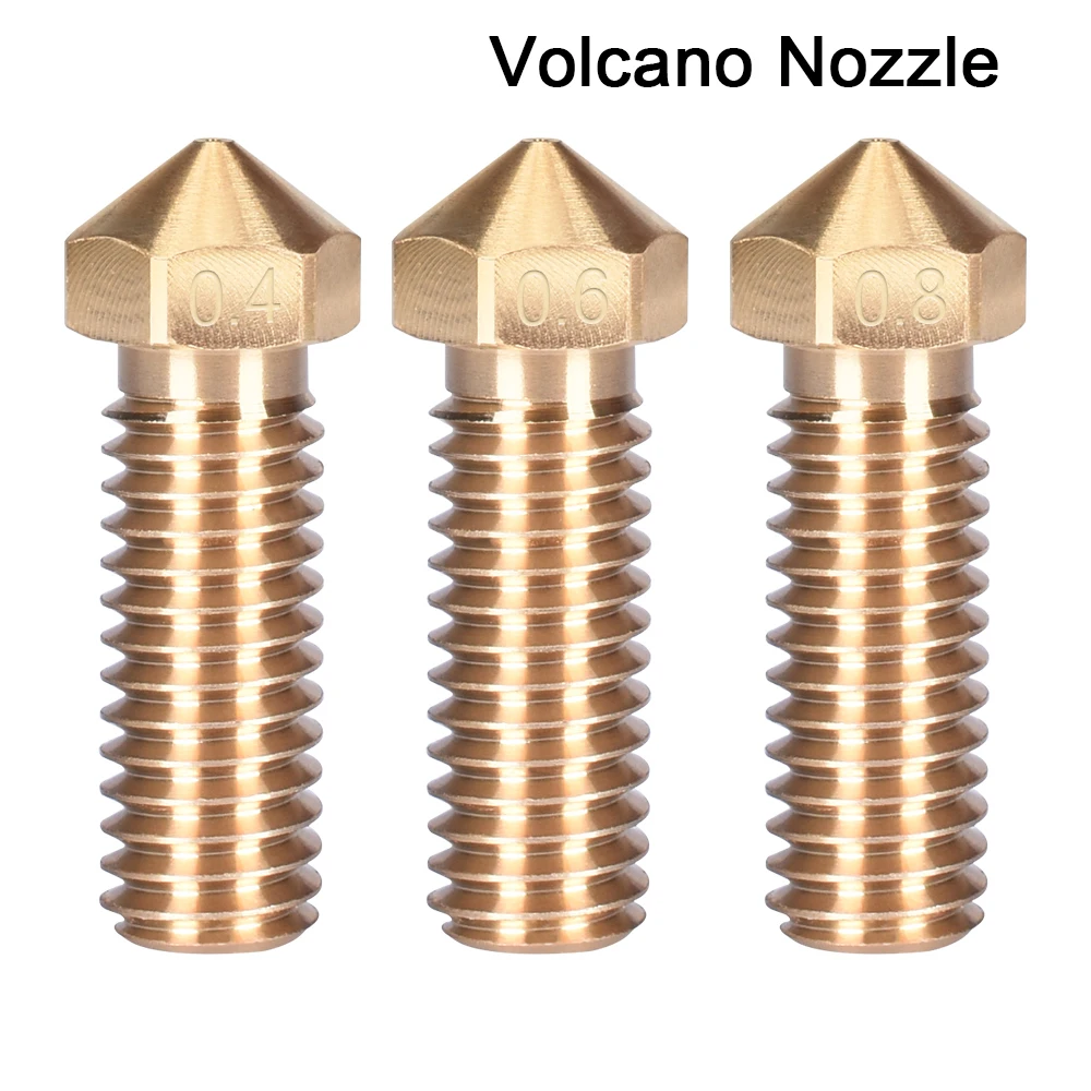 Высокое качество 4 шт. сопло Volcano M6 экструдер для 1 75 мм нити Ender 3/pro Ante 8 J head 3D