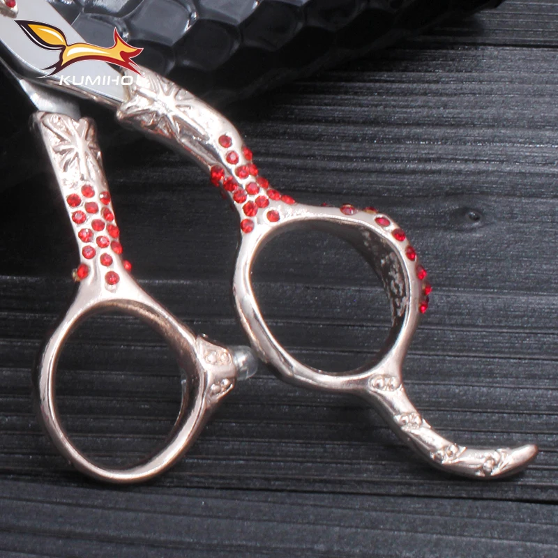 KUMIHO 2017 new arrival hair teeth scissors 6 inch Japanese stainless steel 440C high quality for barber promotion | Красота и