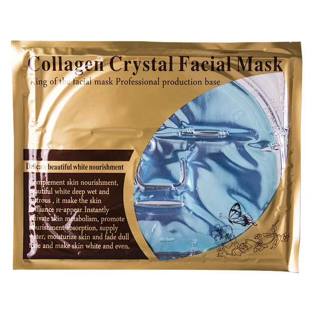 Ice Mask Золотая био-коллагеновая маска для лица, маска для лица, кристальная Золотая пудра, коллагеновая маска для лица, увлажняющая, Антивозрастная, 5 шт.,, Новое поступление - Цвет: Ice Mask