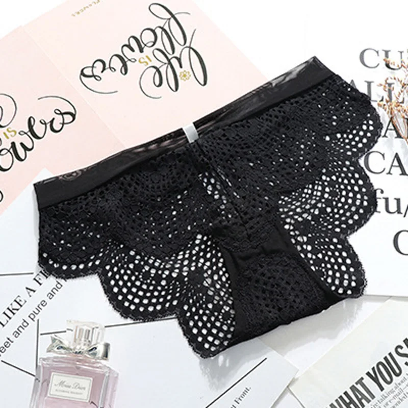 Женское нижнее белье SP & CITY прозрачные кружевные хлопковые трусы в европейском