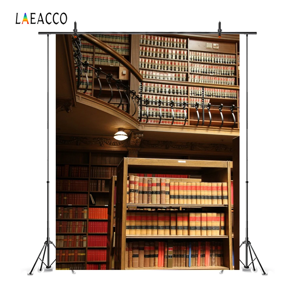 Laeacco фотофоны для фотосъемки с изображением библиотеки и книг|digital photography