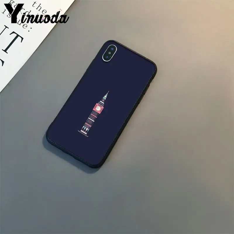 Силиконовый чехол Yinuoda для iPhone 8 7 6 6S 6Plus X XS MAX 5 5S SE XR 11 pro max | Мобильные телефоны и