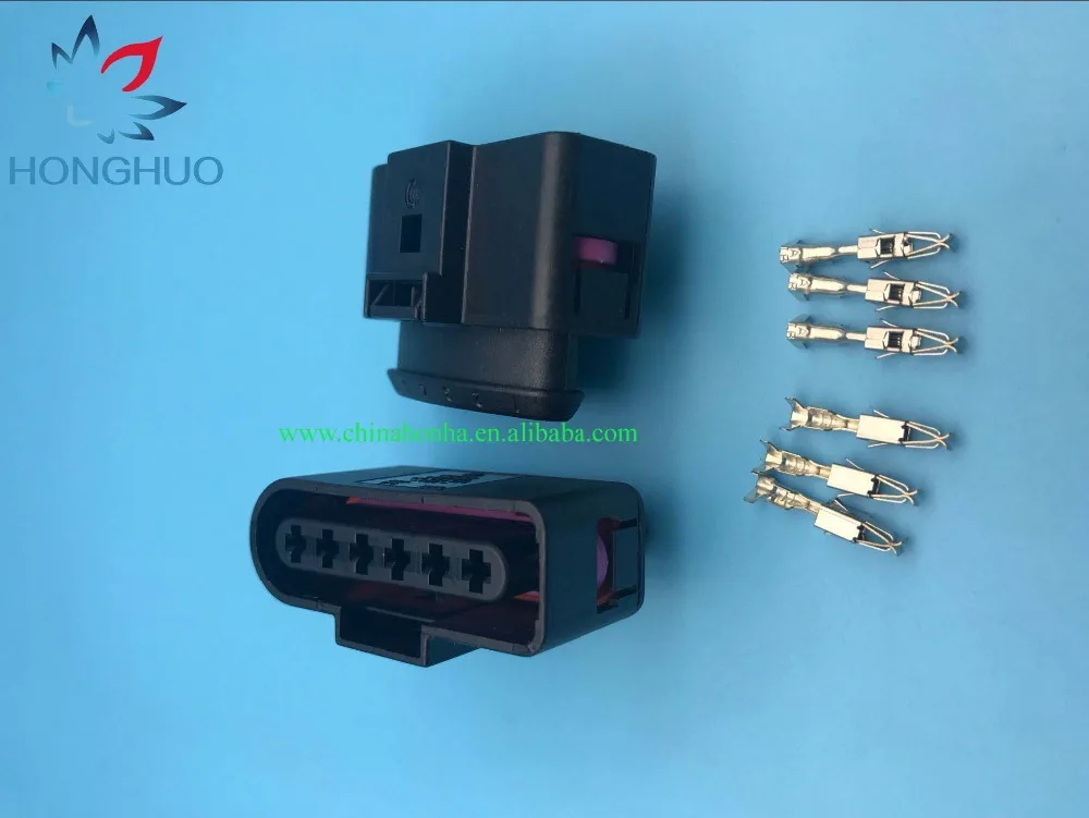 2 набора 6 контактов для блокировки катушки зажигания 1J0 973 726 водонепроницаемый