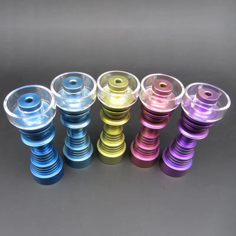 10 шт./лот Титановые Гвозди Красочные безкупольные гвозди для стеклянной