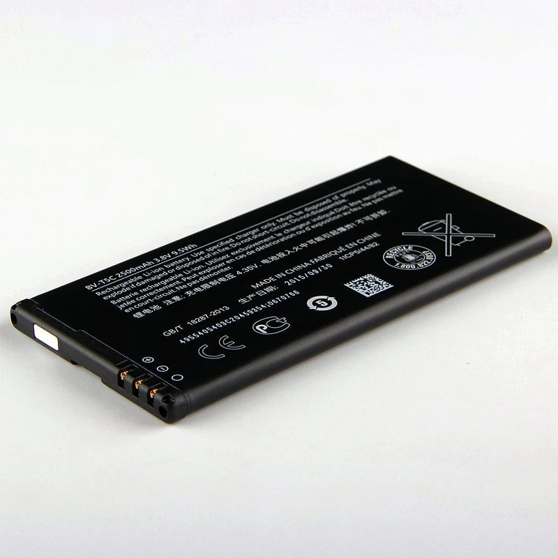 Батарея lehehe BV-T5C для Nokia Lumia 640 RM 1113 1073 Dual 1077 BVT5C 2500mAh сменная батарея в подарок