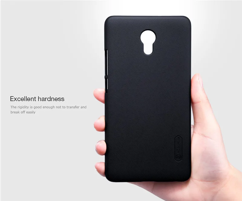 [Для Meizu M5 Примечание] Nillkin Матовый Экран матовый Case Hard Cover + Протектор для
