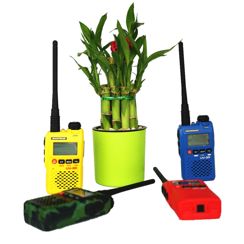Baofeng двухстороннее радио UV-3R двухдиапазонный fm-передатчик UV3R рация портативная CB радио мини-радиоприемник беспроводной домофон