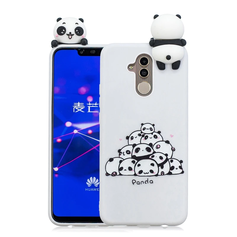 ETUI huawei Коврики 20 Lite чехол 3D Милый Панда Единорог силиконовый чехол на принципиально huawei Коврики 20 Lite случае telefontok женские - Цвет: 12