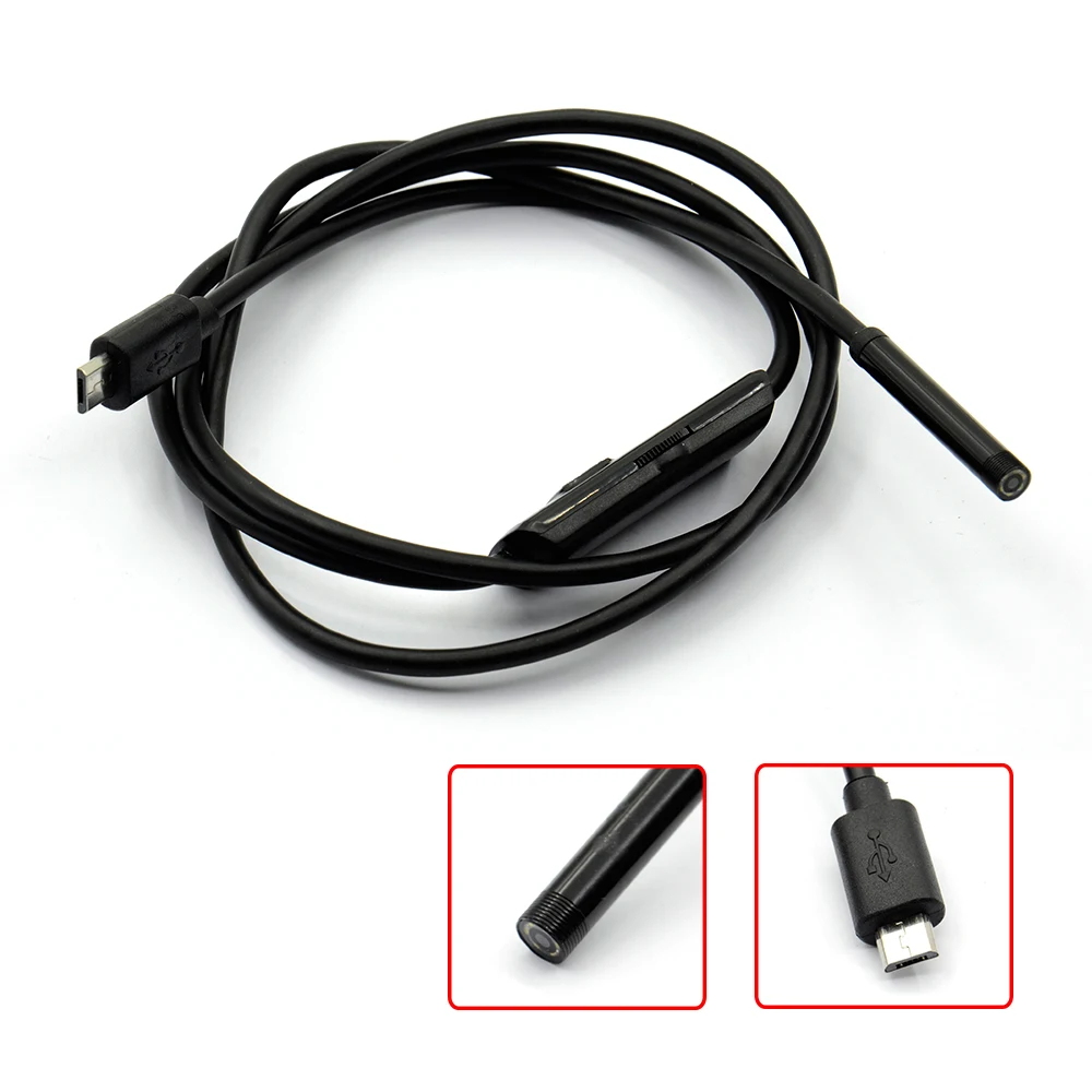 Автомобильный инструмент для осмотра Android USB Бороскоп OTG эндоскоп камера