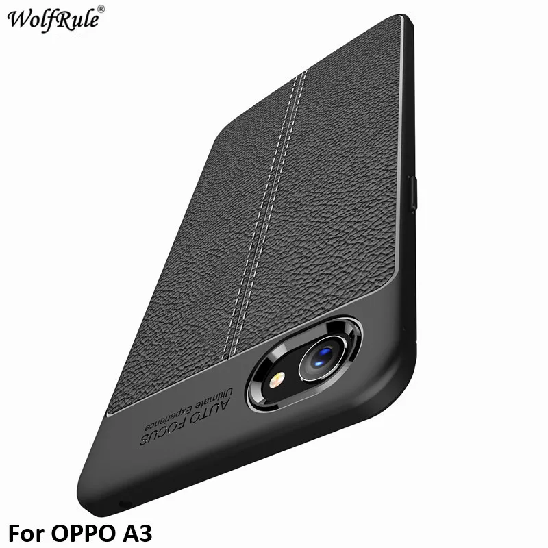 

For Fitted Cases OPPO A3 Case WolfRule Soft Silicone TPU Bumper Housings Phone Bag Case For OPPO A3 Cover Shell 6.2''