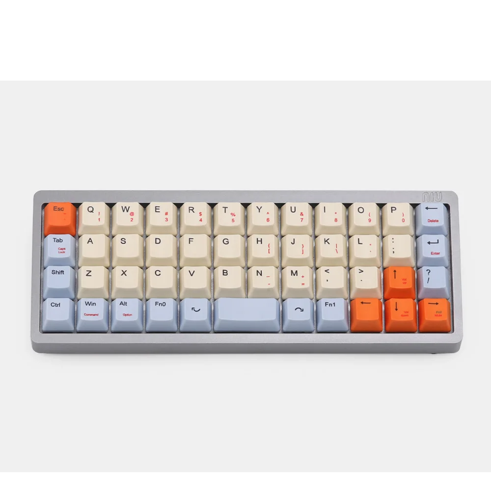 KBDfans NIU 40 Dye-subbed OEM профиль колпачки для 40% макета cherry mx механическая клавиатура
