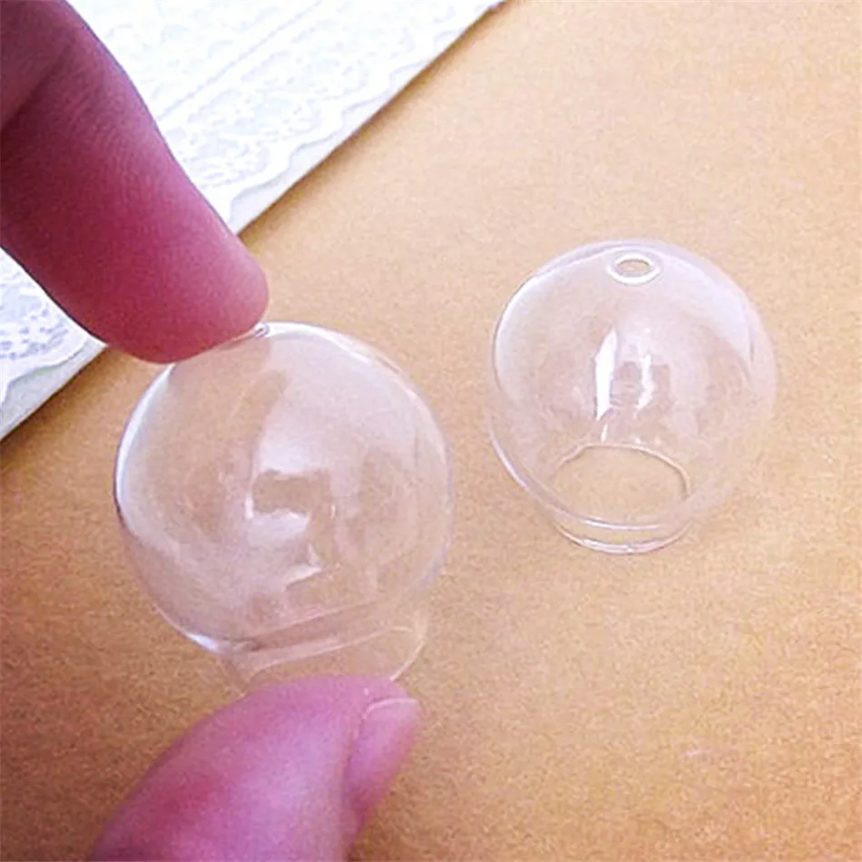 20 шт. 30*20 мм (с отверстием сверху) стеклянный шар пузырьковая купольная крышка