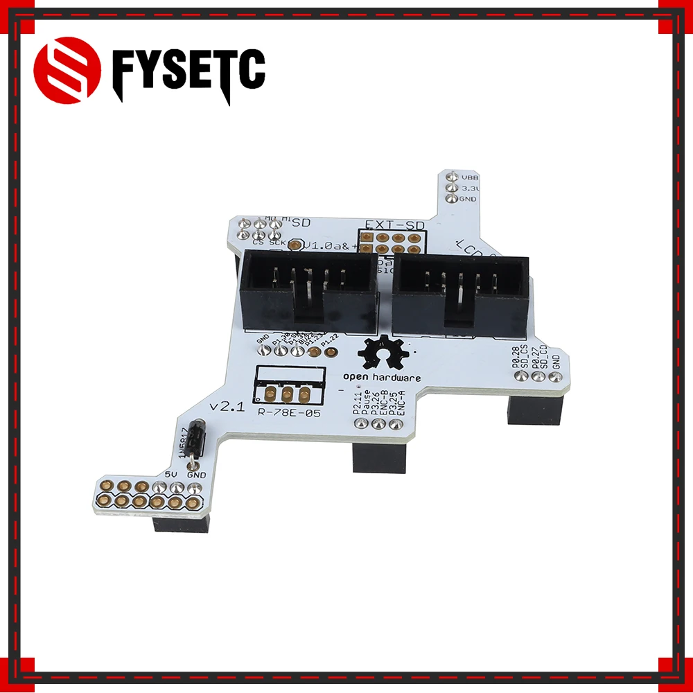 3D принтеры Запчасти Smoothieboard 5X V1.1 плата Full Графический ЖК дисплей модуль адаптера