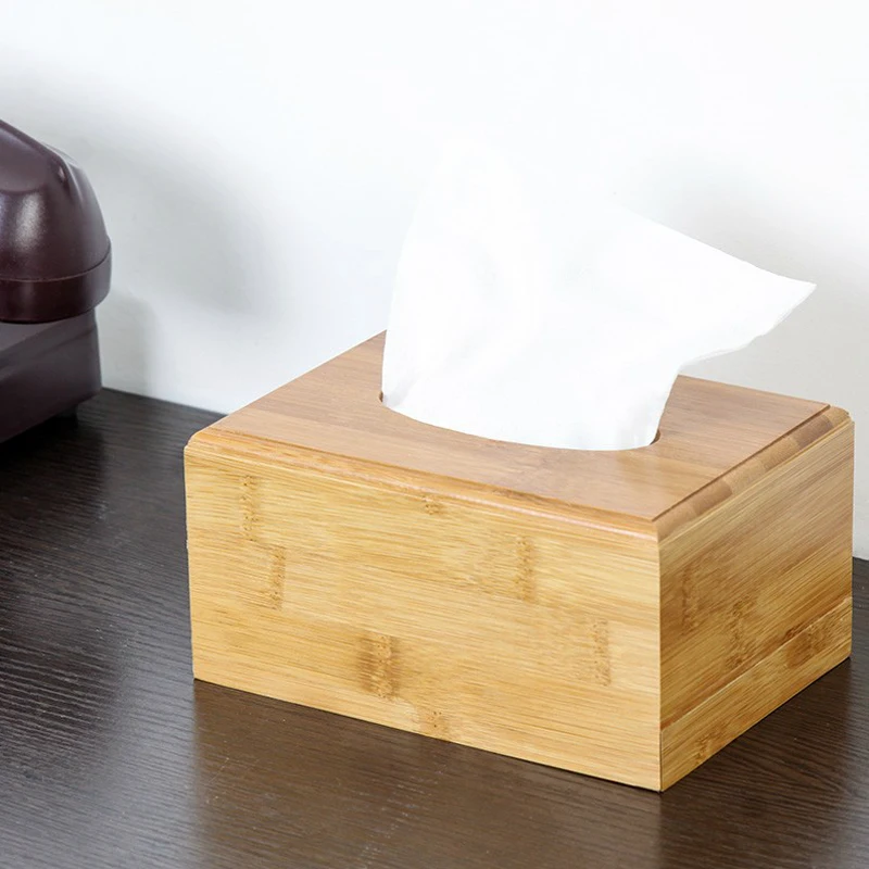 Модный простой бумажный ящик для хранения полотенец деревянный домашняя кухня