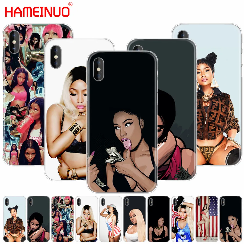 HAMEINUO черный nicki minaj Чехол для мобильного телефона iphone X 8 7 6 4 4s 5 5s SE 5c 6s plus|Бамперы| |