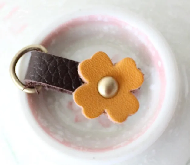 5 шт./лот съемник молнии Четырехлистный Клевер/коровья спилка молнии/застежка