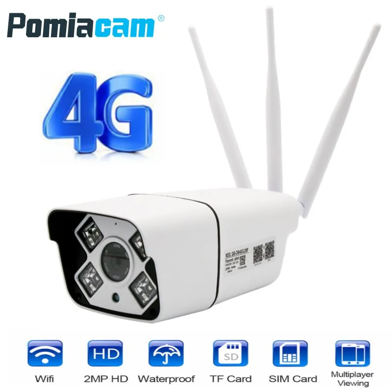 4G sim карта Беспроводная ip камера Z6U HD 1080P наружная Водонепроницаемая Wifi с ИК ночным