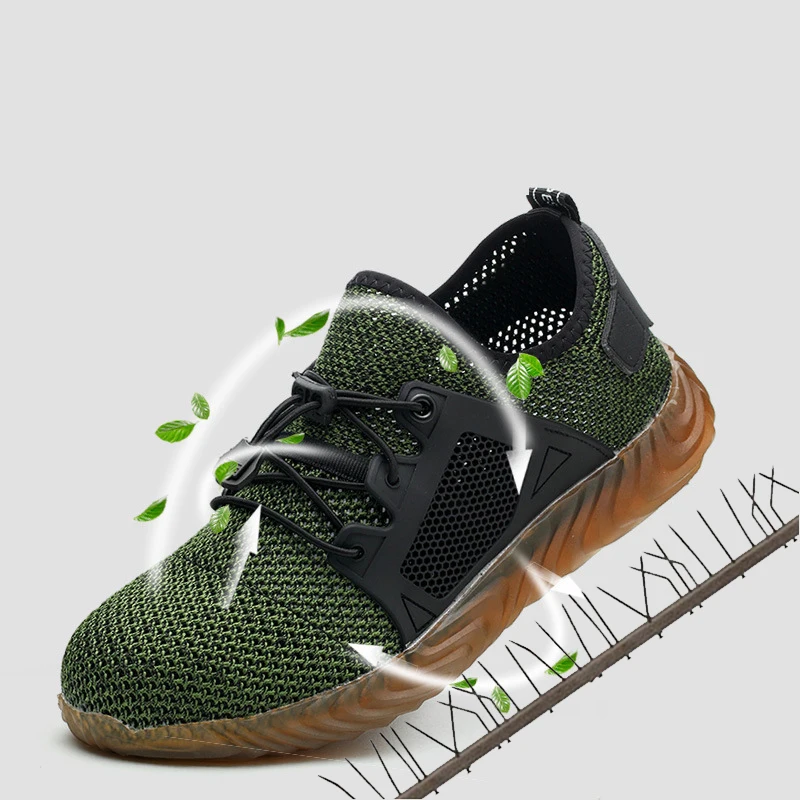 POLALI/2019 г. Брендовые рабочие и защитные ботинки со стальным носком для женщин