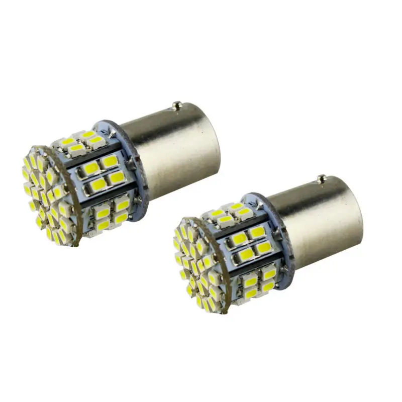 2 шт. Автомобильные светодиодные лампы 1156 P21W Ba15s 50 1206 SMD 12 В|Сигнальная лампа| |