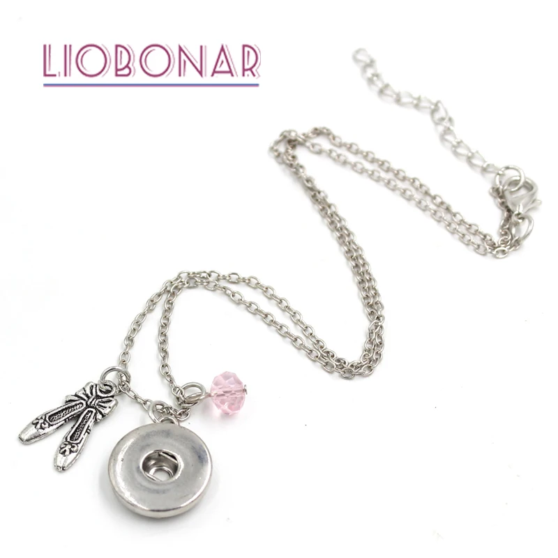 10 шт. новинка оптовая продажа балетки кулоны ожерелье розовый бисер балетная