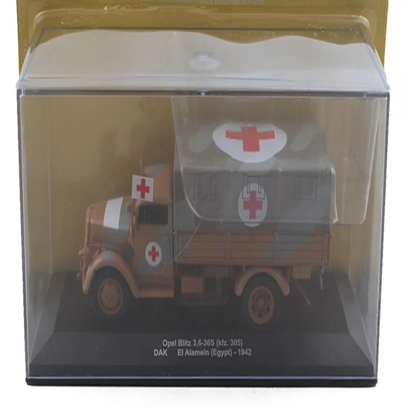1/43 бутик копия OPEL Blitz-1942 скорая помощь дисплей Коллекция Модель сплав литье под давлением старомодный светильник военный автомобиль