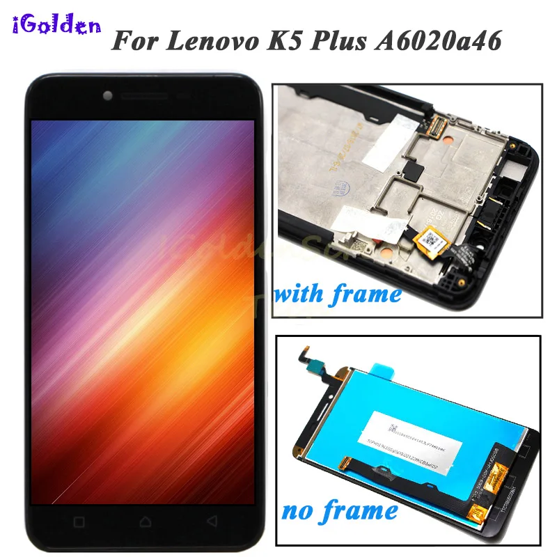 5 0 '&#x271920x1080 ЖК-дисплей для Lenovo K5 Plus дисплей сенсорный экран дигитайзер Запасные