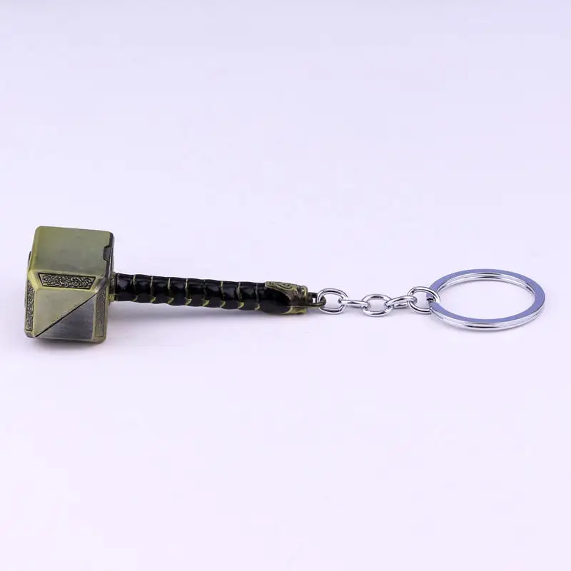 Marvel Comics, Мстители, молот Тора, брелок, Mjolnir Pewter, супер герой, молот, брелок, цепочка Тора, кольцо, ключевые ювелирные изделия, подарок