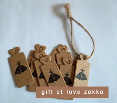 Новинка оптовая продажа сделай сам ZAKKA домашняя винтажная крафт бумага этикетки