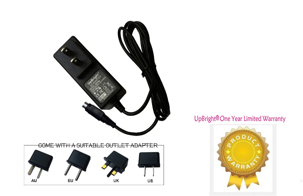 UpBright Новый 3-контактный адаптер переменного/постоянного тока для HUONIU Модель: