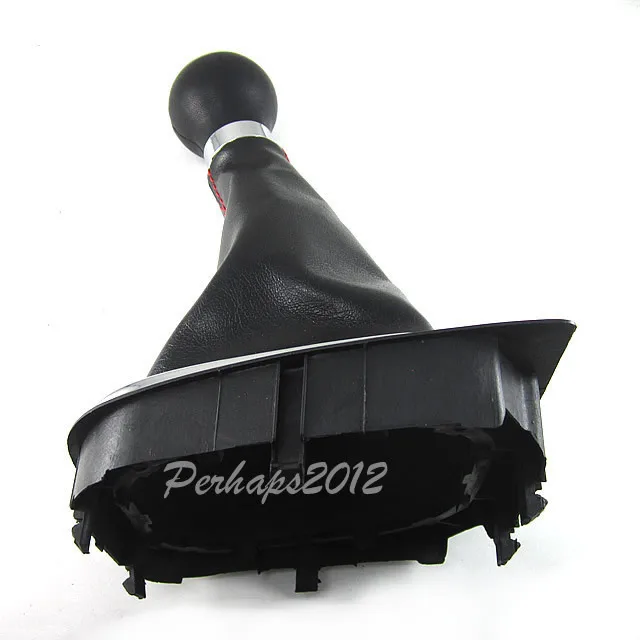 Красный 5 скорость кожа руководство Рычаги передач для автомобиля Обложка VW Golf 6